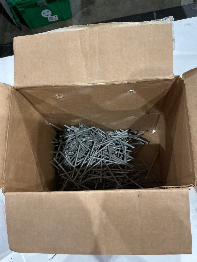 Condition photo showing As Is for simpson strong-tie 10d 3 in. wood joiner hot-dipped galvanized steel nail round head 5 lb