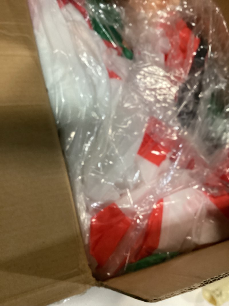 Condition photo showing Good Condition for 12 Ft by 5.9 Ft Giant Christmas Inflatables Nutcracker Soldier Build in LED Lights, Outdoor Xmas Decoration, Blow Up Nutcracker for Square Lawn Garden Patio Holiday Party Decor