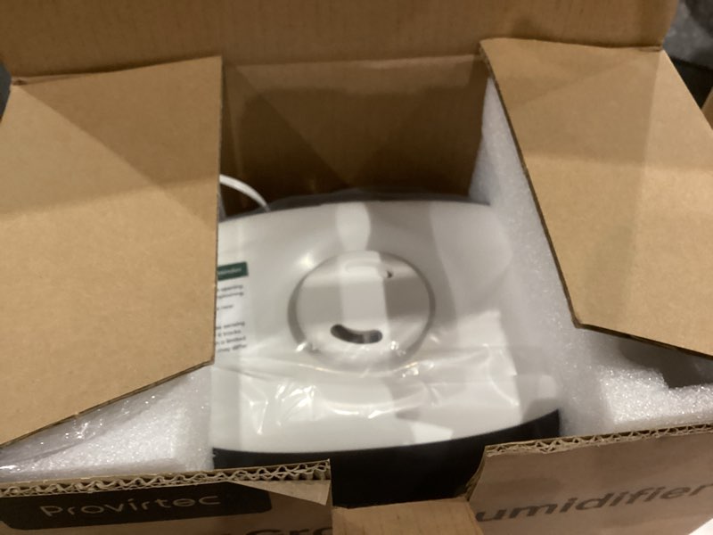 Condition photo showing Good Condition for provirtec 6l self-cleaning humidifier for large room, cleancare warm & cool mist, no-leak design & top fill, 60 hour runtime, quiet ultrasonic auto mode with remote control for bedroom & home