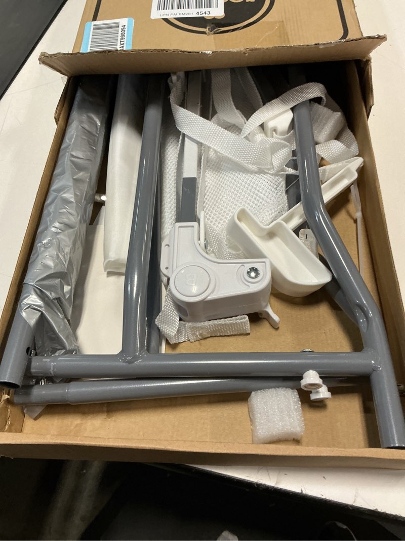 Condition photo showing As Is for Regalo Safety Swing Down Bed Rail Guard for Toddlers, Bed Safety Rail with Patented Gap Guard, Fits Twin, Full & Queen Mattress, White, Tested & Safe for 30 Years, American Designed, Family Owned 43 Inch