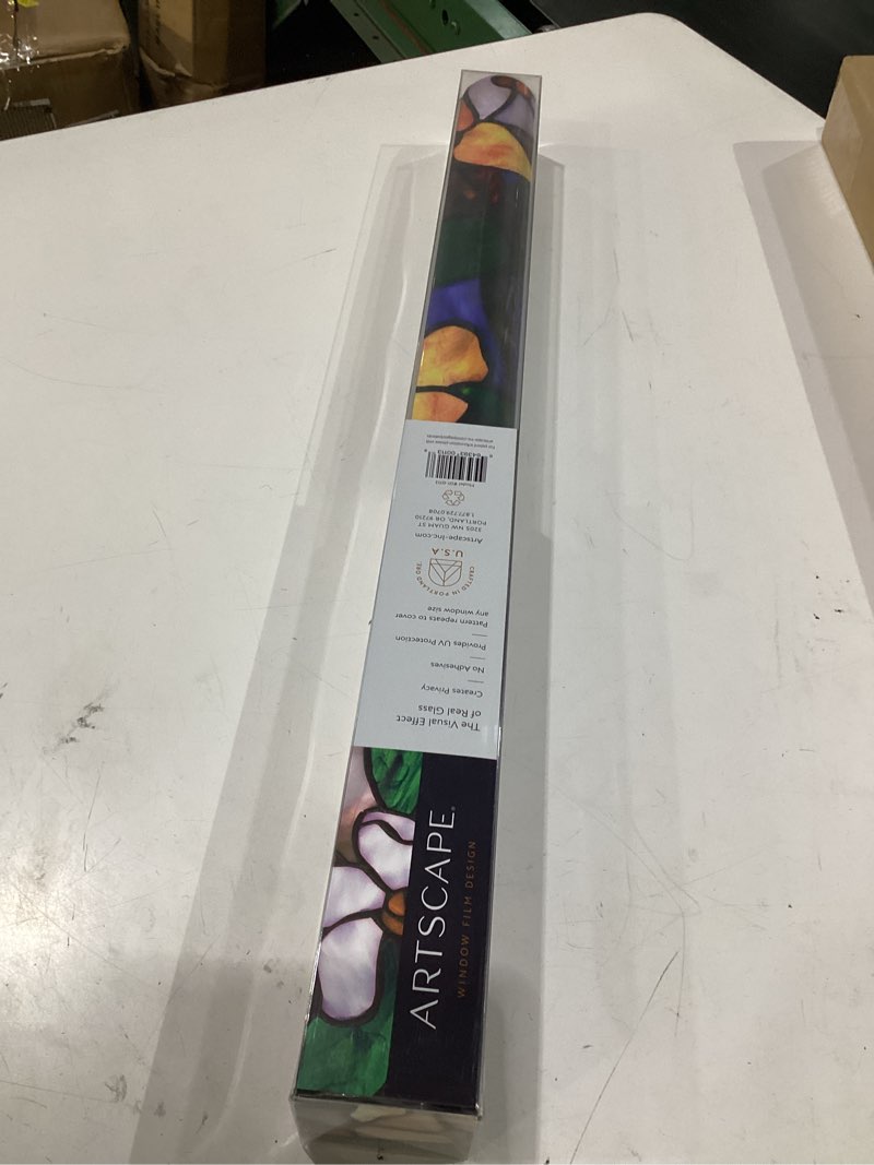 Condition photo showing New/Like New for artscape 01-0113 decorative window film, 24 inch x 36 inch (pack of 1)