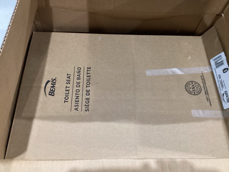 Condition photo showing New/Like New for Bemis 7B1500EC 390 Molded Wood Elongated Toilet Seat, White