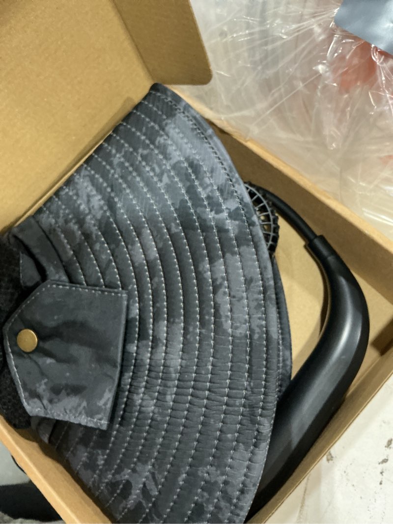 Condition photo showing New/Like New for amacool 2-in-1 hands-free hat fan with detachable neck fan, upf 50+ wide brim sun hat, 3-speed adjustable, 2600mah rechargeable fishing essentials for men women camping travel delivery outdoor-camo cooling hat fan camo grey