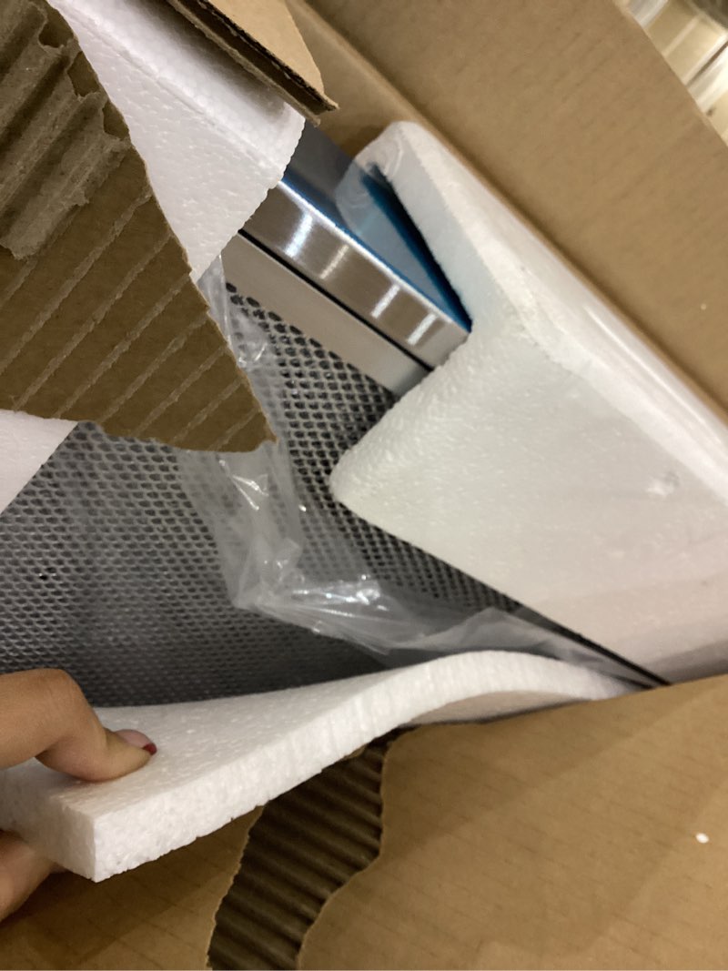 Condition photo showing As Is for CIARRA Ductless Range Hood 30 inch Under Cabinet Hood Vent for Kitchen Ducted and Ductless Convertible CAS75918A silver