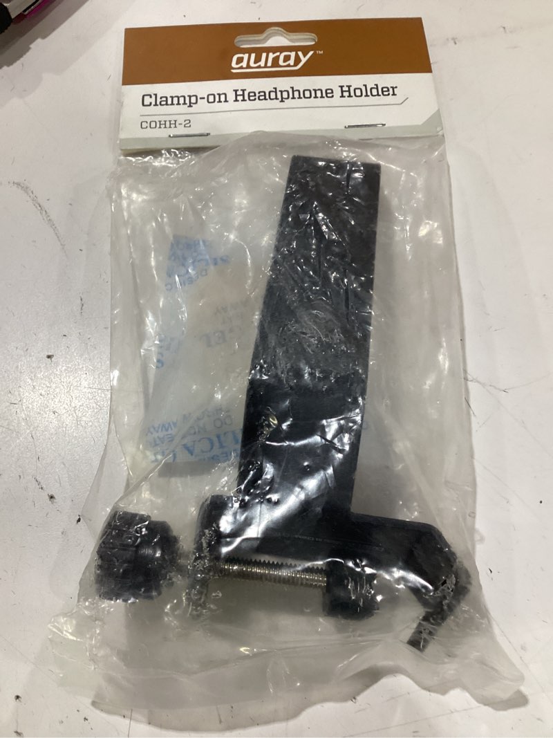 Condition photo showing New/Like New for auray cohh-2 - clamp on headphone holder for mic stand