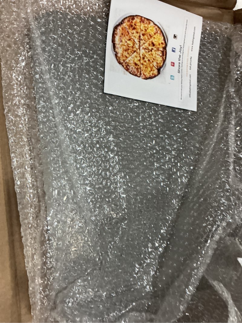 Condition photo showing Good Condition for baking steel - the original ultra conductive pizza stone (14"x16"x1/4") - the original baking steel for pizza & bread for indoor & outdoor use - pre-seasoned, naturally non-stick surface & crack-proof
