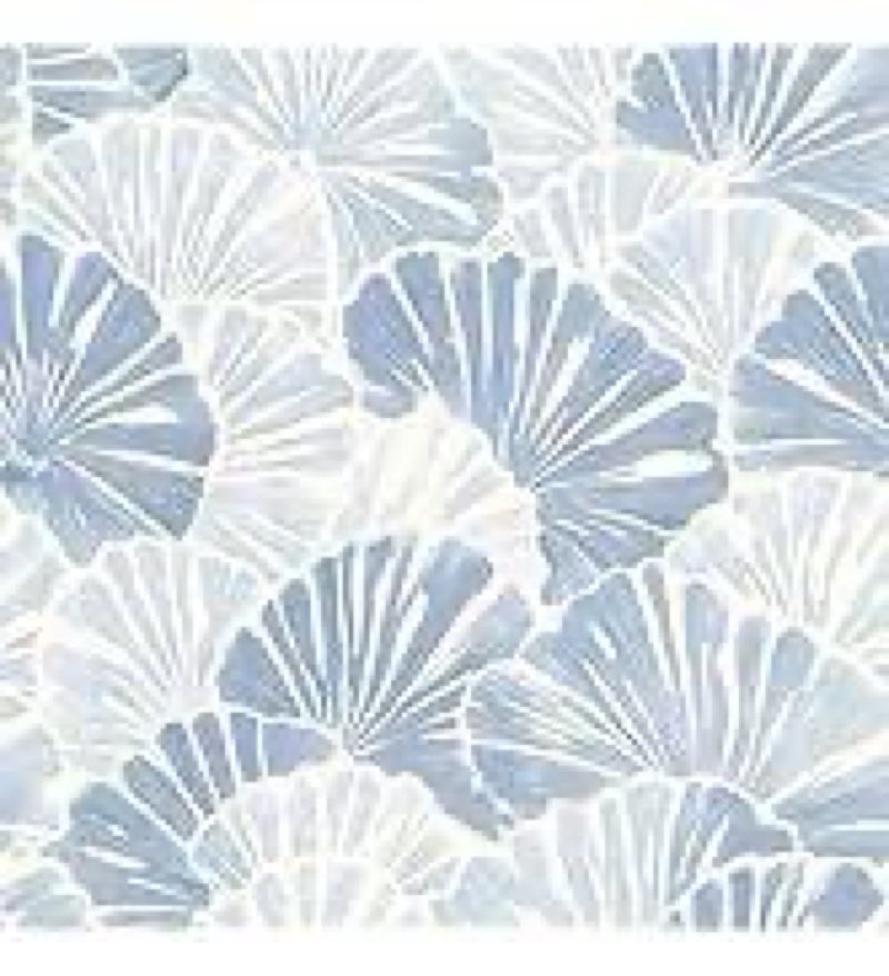 PODUFF Blue and White Wallpaper – Modern Beach Peel and Stick Wallpaper, Self-Adhesive Vinyl for Bat