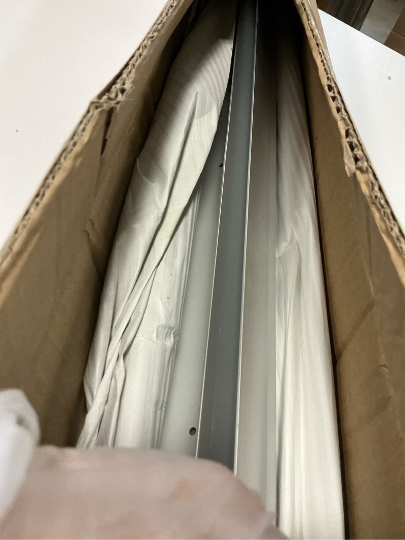 Condition photo showing Good Condition for Garage Door Seals, Heavy-Duty U+O Shape Bottom Rubber with Aluminum Track Retainer Base + 5cm Brush Combination Kit, Universal Garage Door Weather Stripping Kit (10ft) 10 Feet Black(U+O Shape)