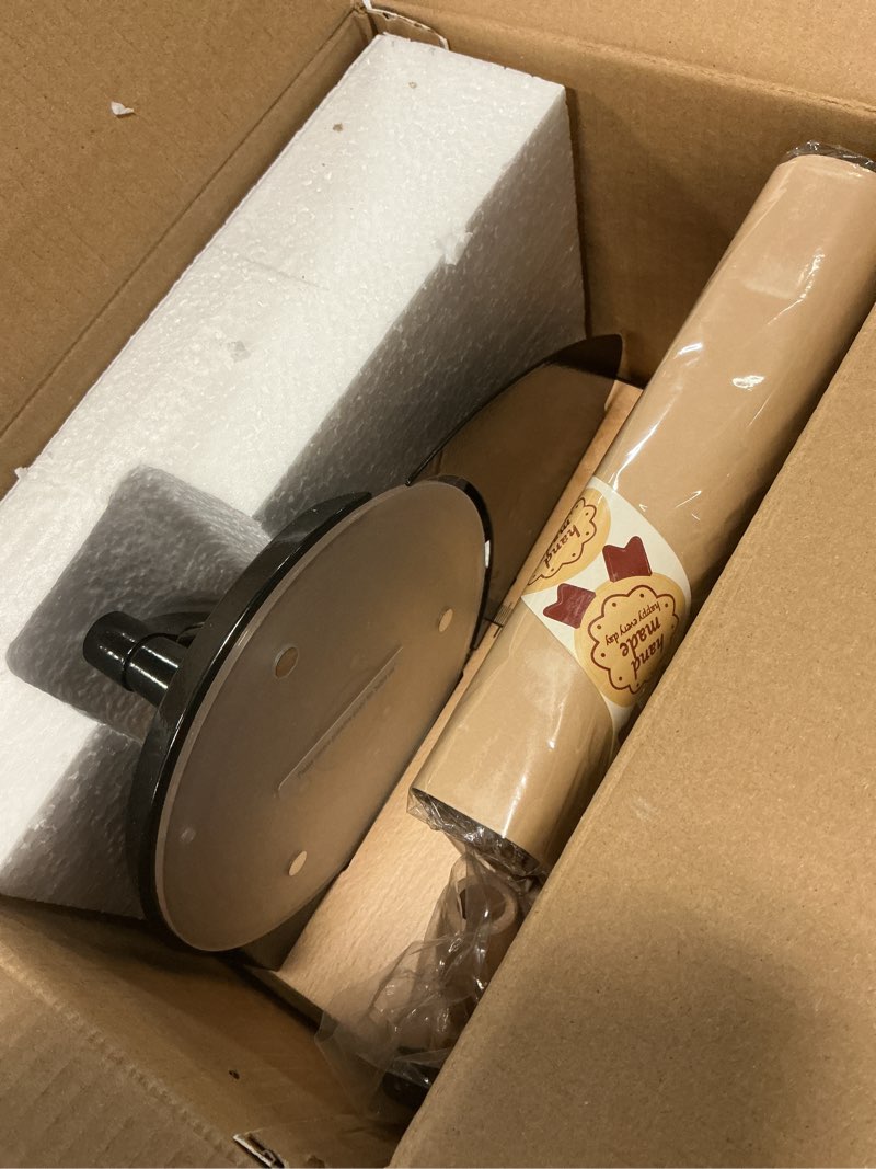 Condition photo showing Good Condition for upgraded manual bread slicer for homemade bread with 20 bags and acrylic cover, adjustable thickness bread cutter, sourdough slicer serrated blade with scale line and suction cup for baguettes black+khaki black+khaki