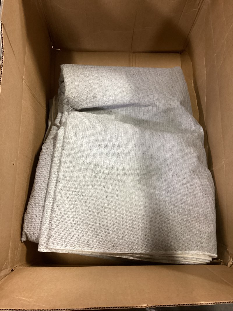Condition photo showing As Is for Collive Large Area Rug for Living Room 10x14, Machine Washable Neutral Oriental Farmhouse Rugs for Bedroom, Soft Non-Slip Low Pile Indoor Floor Accent Carpet for Office Dining Room - Beige Beige 10' x 14'