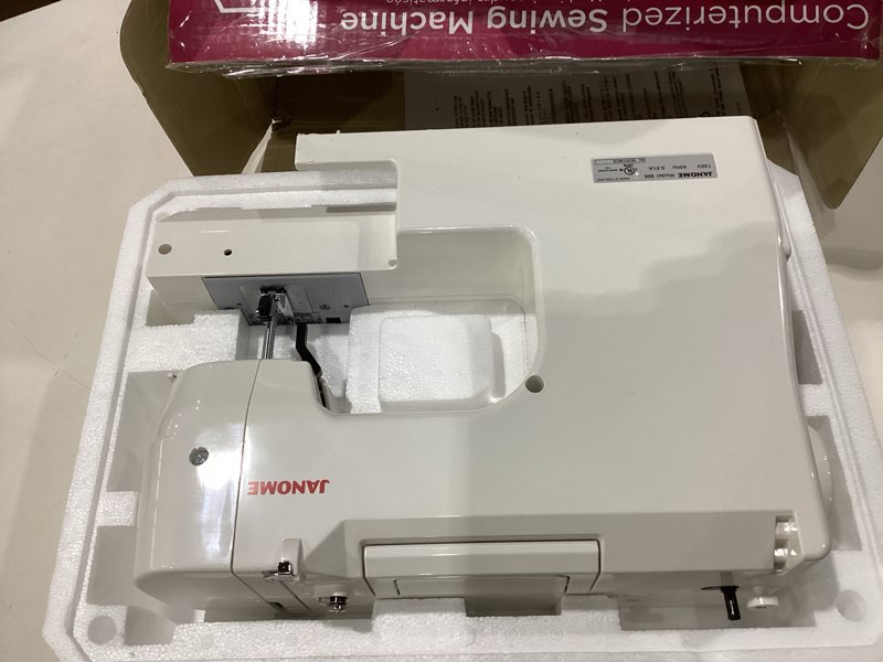 Condition photo showing Good Condition for Janome Sewing Machine, White, W16" x H12" x D 7"