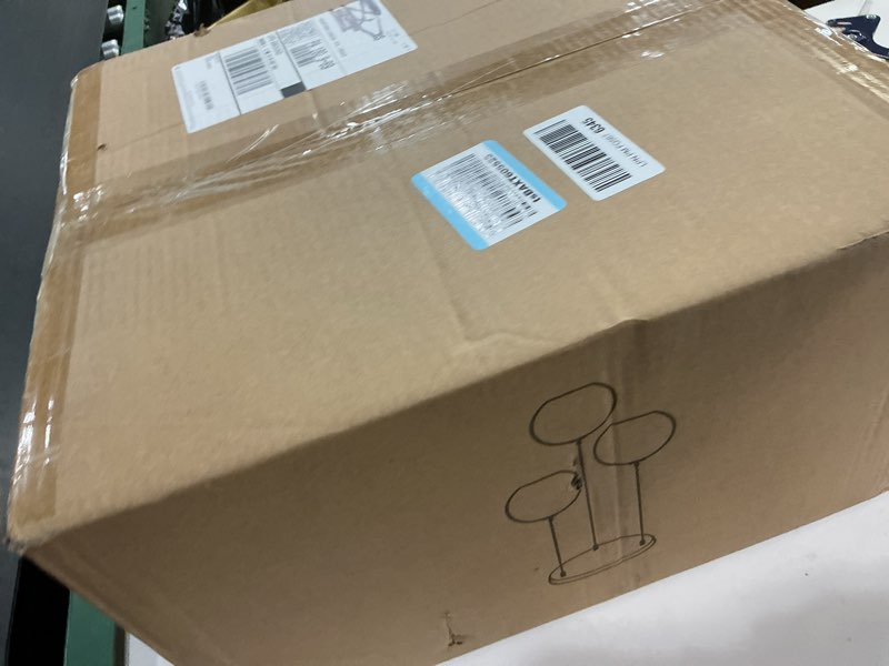 Condition photo showing New/Like New for KCO Lighting 3 Light Globe Cluster Pendant Light Modern Glass Cluster Chandelier Gold Glass Pendant Light Fixture Mid Century Dining Room Chandelier Multi Pendant Light Fixture Gold-20*3