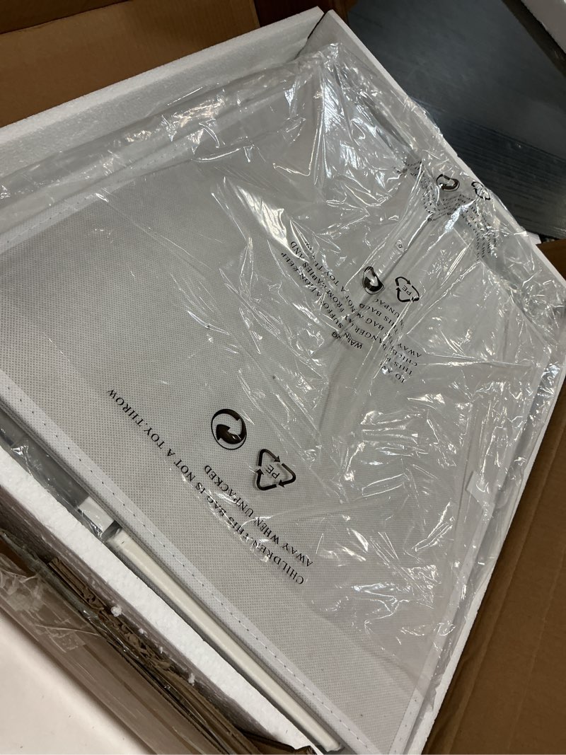 Condition photo showing Good Condition for Aheaplus Closet Drawers Set of 2, Wood Closet Organizers and Storage with 3 Drawers, Closet Drawers Organizer System, Nightstands Bedside End Table with 3 Drawers Storage for Bedroom, White White 2 Pack