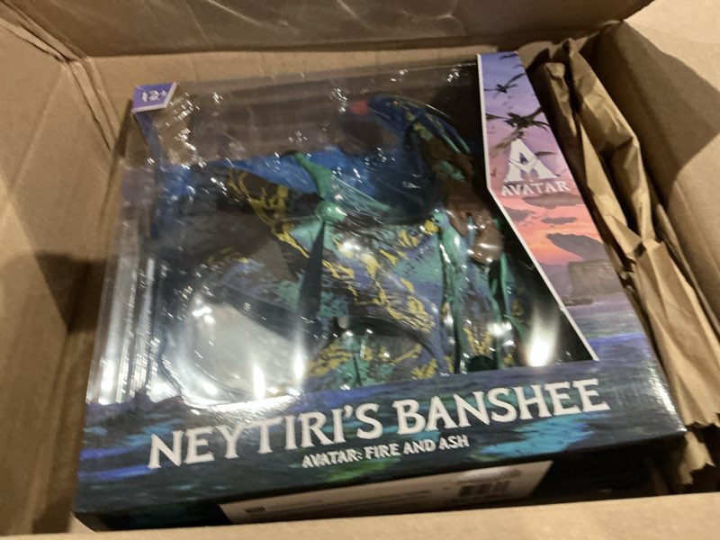 Condition photo showing Good Condition for mcfarlane toys- avatar: fire and ash neytiri's banshee