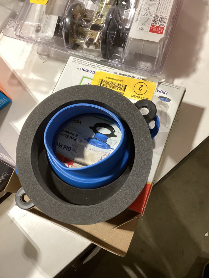 fluidmaster better than wax 5.5-in blue rubber toilet gasket