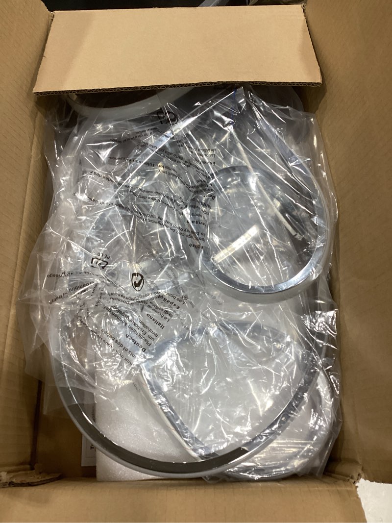 Condition photo showing New/Like New for Modern LED Ceiling Light, Hallway Light Black Close to Ceiling Light for Kitchen Bedroom Balcony Bathroom Living Room (23.62Inch) Black,23.62Inch