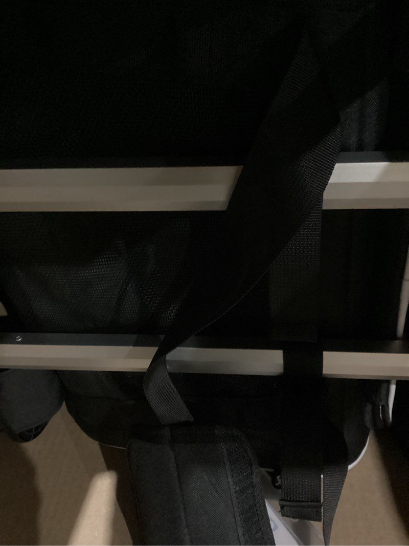 Condition photo showing As Is for Petskd Top-Expandable Pet Carrier with Wheels 18x11x11 Inches Delta American United Airline Approved, Soft-Sided Carrier for Small Cats Dogs with Locking Safety Zippers and Anti-Scratch Mesh(Black) 18.0"L x 11.0"W x 11.0"H Black with Wheels