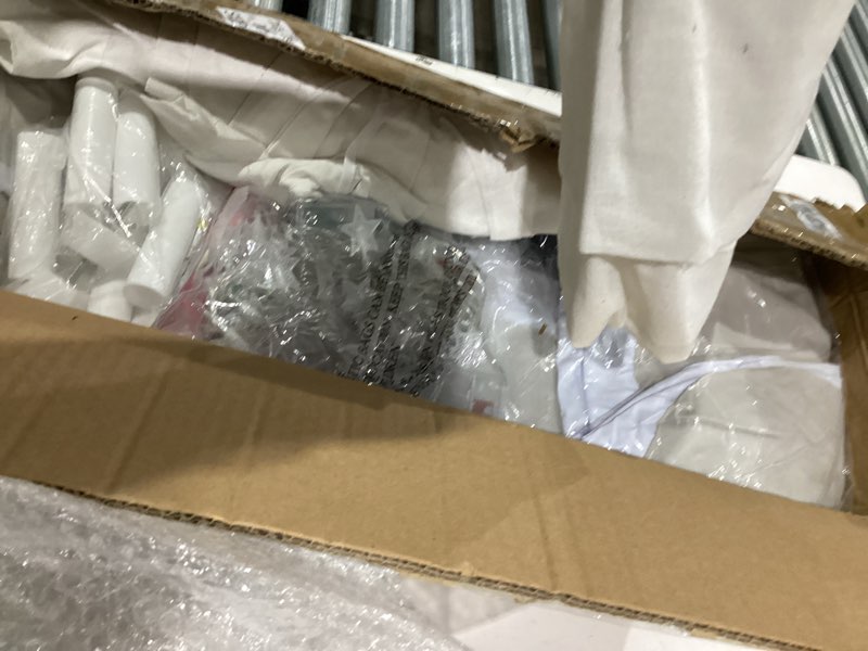 Condition photo showing Good Condition for 2 Pack Kids Teepee Tent with Mattress,Fitted Sheet,Light String,Washable Natural Cotton Toddler Play Tent for Girls Boys Indoor Outdoor Sleepover Slumber Birthday Party(White)