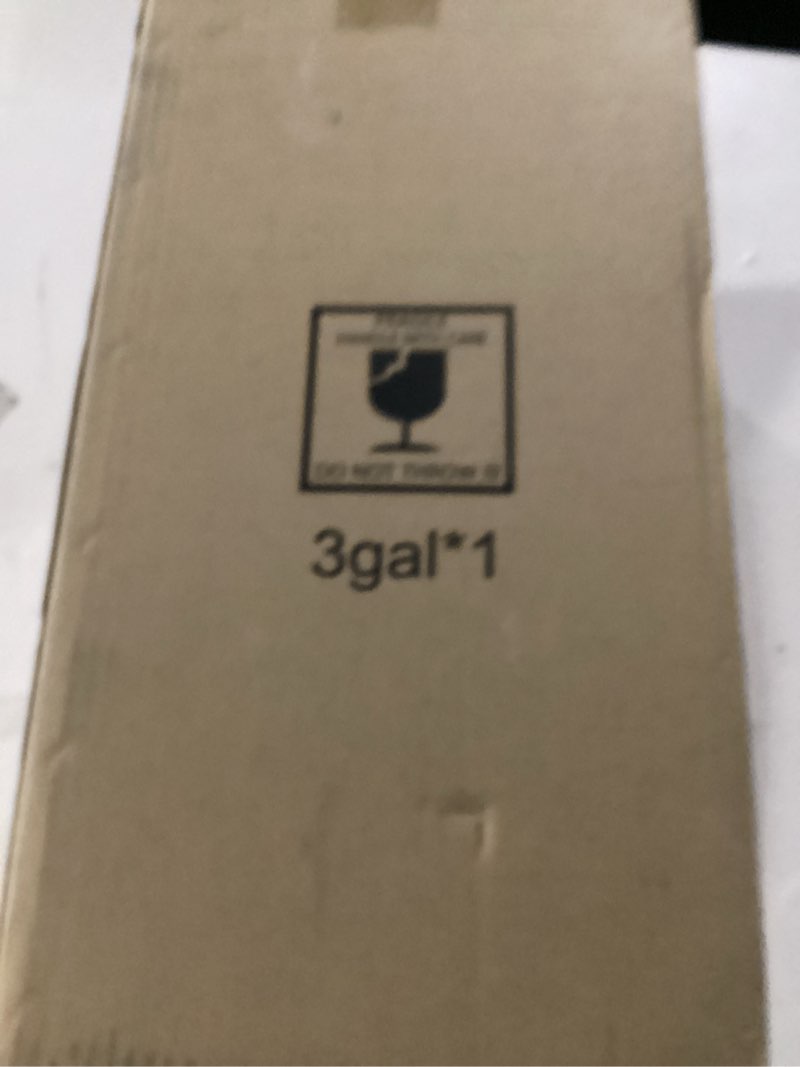 Condition photo showing Good Condition for 3 Gallon Extra Large Drink Dispenser for Parties,Glass Beverage Dispenser with Stand,Water Drink Dispenser with Airtight Valve,Lemonade Dispenser for Fridge,Water, Juice,Cocktails,Ice Tea & Sun Tea