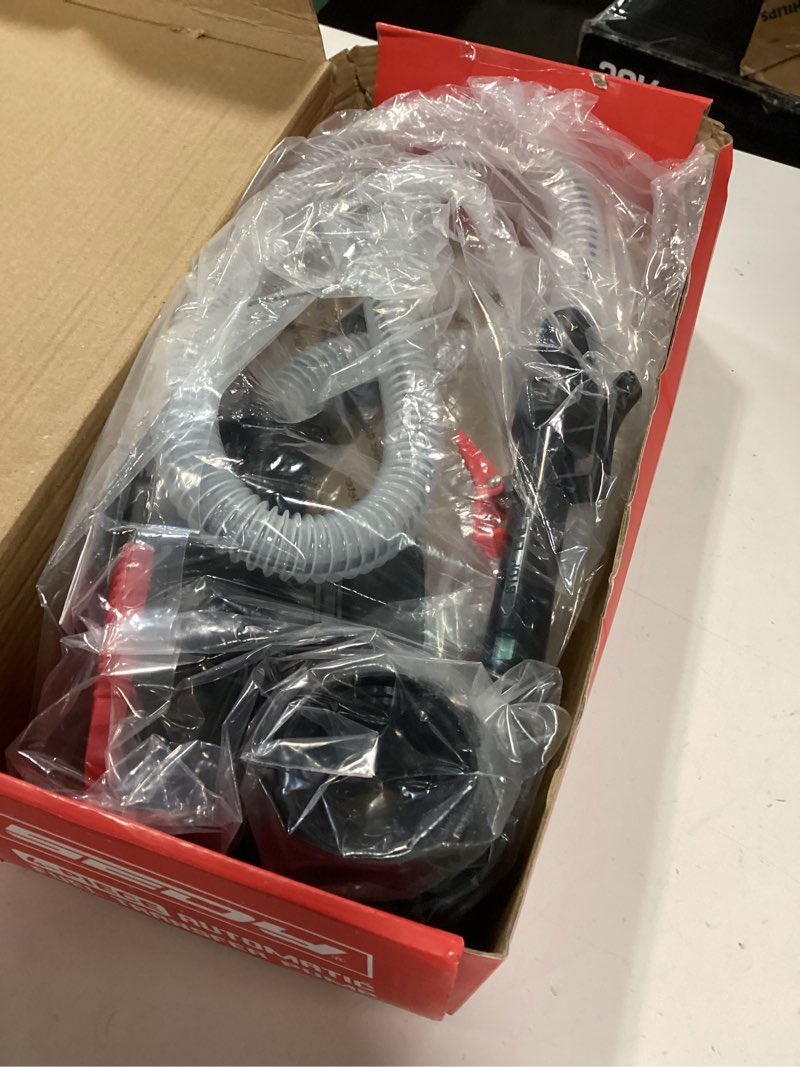 Condition photo showing Good Condition for Automatic Fuel Transfer Pump with Auto-Stop Sensor(3.2 GPM), Battery Operated Gas Can Pump with 3 Can Adapters, Extra Long Hose, Portable Fuel Pump for Oil, Diesel, Gasoline (Batteries Not Included) New Version