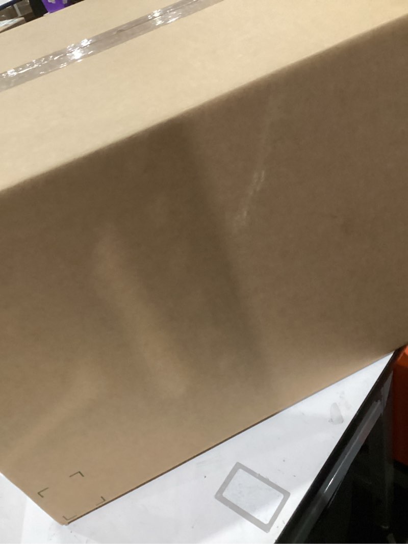 Condition photo showing As Is for dog food storage container 