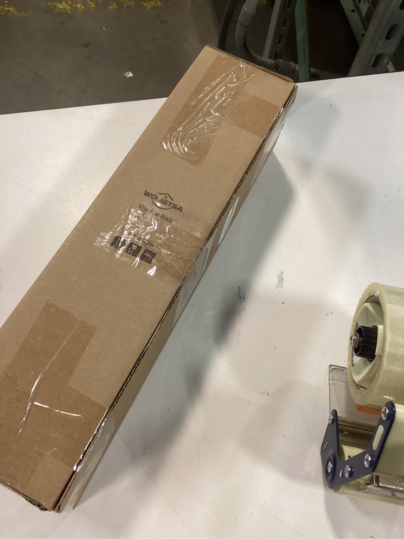 Condition photo showing New/Like New for 2 Pack Curtain Rods 30 to 56 Inch, Black 1 Inch Adjustable Heavy Duty Curtain Rods for Windows, Decorative Modern Window Treatment Rod, Splicing Metal Drapery Pole, Easy Installation Black 30''-60'' (2 Pack)