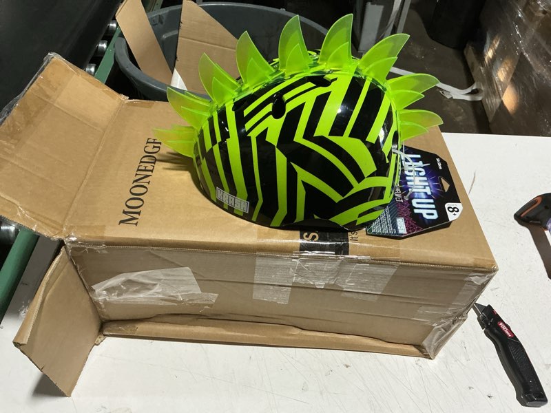 Condition photo showing New/Like New for krash vector victor helmet dazzle green led