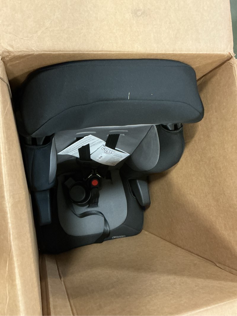 Condition photo showing As Is for Cosco Kids Finale DX 2-in-1 Booster Car Seat, Forward Facing Toddler Car Seat (30-65 lbs) and Belt Positioning High Back Booster (40-100 lbs), Dusk Dusk 2