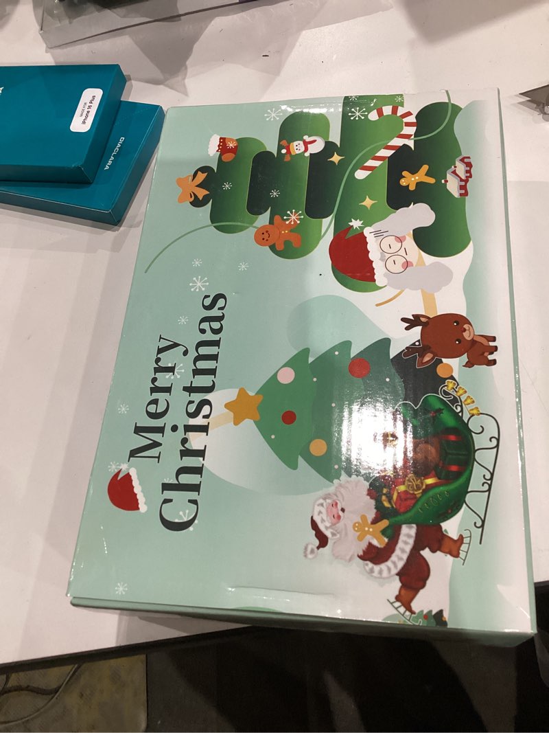 Condition photo showing New/Like New for Felt Christmas Tree for Toddlers, Green Monster Christmas Decorations,52 Ornaments Kids Gifts Party Supplies,Stitched Edges,Party Favors & Gift Box(3.5ft)