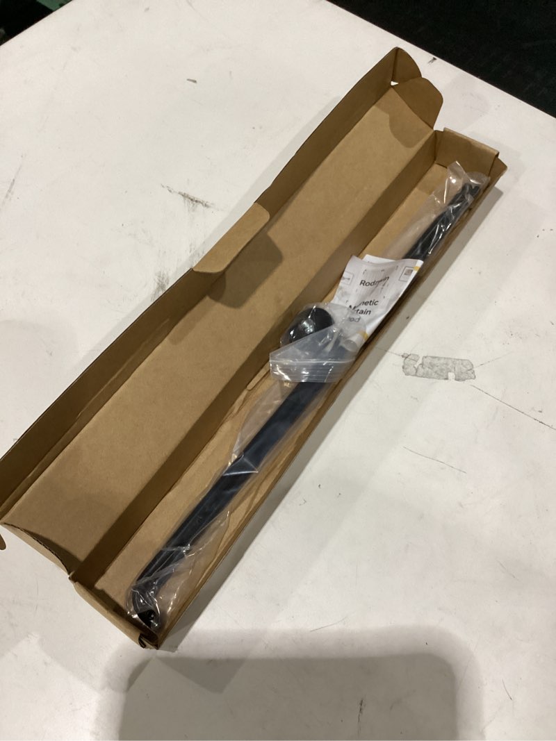 Condition photo showing Good Condition for magnetic curtain rods for metal door, 18 to 30 inch curtain magnet rod 3/8 inch diameter magnetic café rod adjustable appliances for french doors cafe window(black, 1pack) black 18"-30" (1pack)