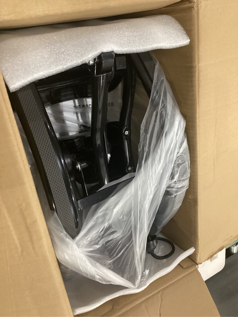Condition photo showing New/Like New for the rock stepper side to side, u-shaped low-impact mini stepper, quiet lateral rocking step machine, compact stair stepper for home workout & leg glut black