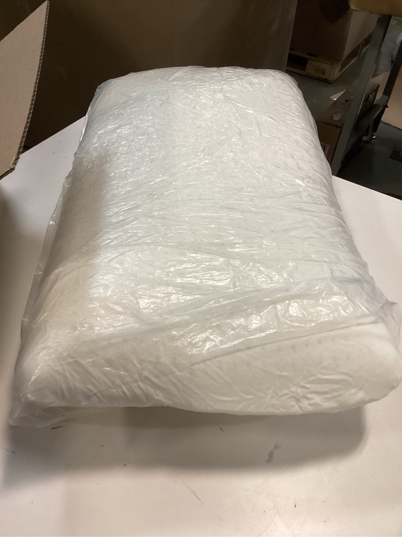 Condition photo showing Good Condition for 100% Talalay Latex Pillow, Queen Size Bed Pillow for Sleeping, Extra Soft Natural Latex Sleeping Pillow for Back, Stomach or Side Sleepers, Removable Breathable Cotton Cover Queen (Extra Soft)