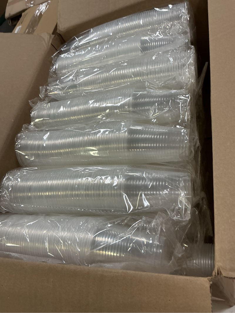 Condition photo showing Good Condition for jolly chef 600 pack  7 oz clear plastic cups,7 ounce disposable cups for picnic,travel, halloween,christmas party and events 7oz-clear 600