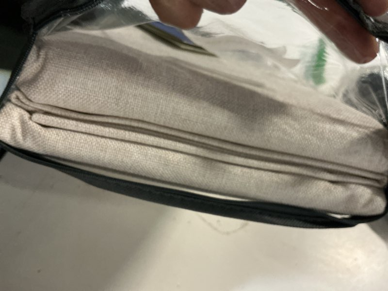 Condition photo showing Good Condition for linen textured total blackout curtains for bedroom 72 inches long, cream | 100% blackout shield, back tab/rod pocket living room drapes, thermal insulated blackout curtains 2 panels set, 50"w x 72"l