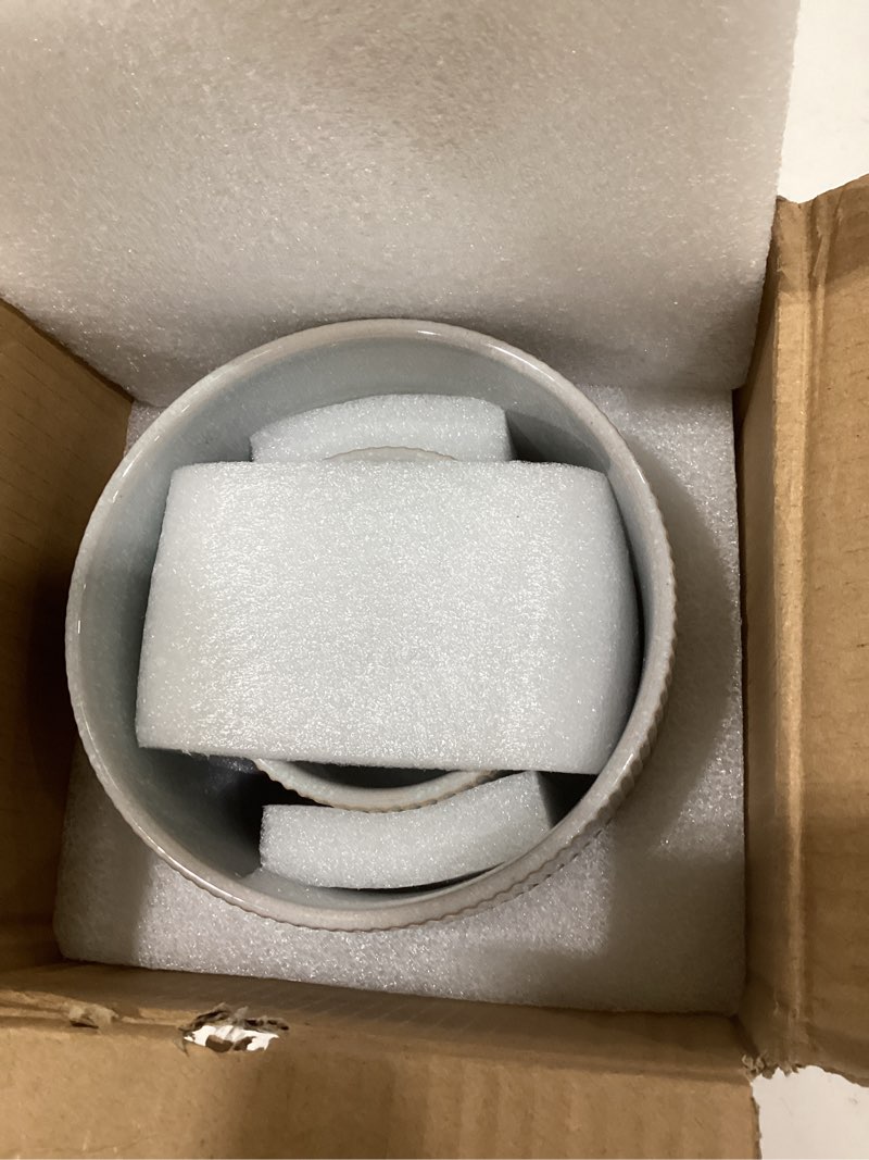 Condition photo showing Good Condition for le tauci utensil holder, 7.3"+5.4" ceramic kitchen utensil holder for countertop, large cooking utensil crocks for kitchen counter, morden utensil organizer for spatula, set of 2, glaze marble gray