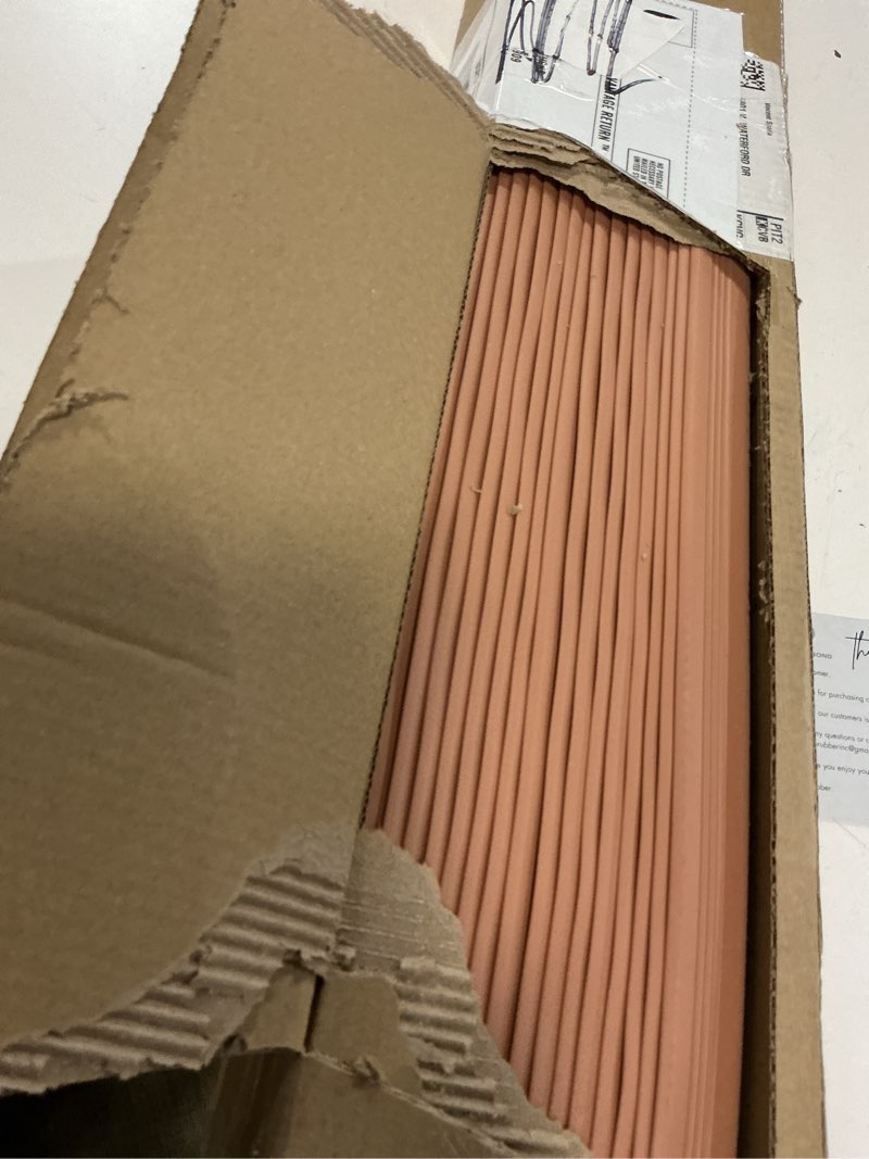 Condition photo showing Good Condition for rubber bond stair edge protector (pack of 15) 36x2x1 inch anti-slip stair corner trim rubber strips - waterproof self-adhesive staircases for outdoor & indoor uses | protect kids & pets - brown stair edge protectors - 15 pack brown
