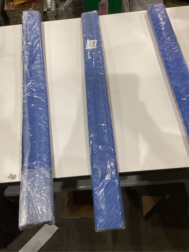 Condition photo showing As Is for Large Swimming Pool Ladder Mat, 17"x38" Protective Non-Slip Pool Step Pad with Texture?Protective Ladder Pad for Above Ground Swimming Pools Liner and Stairs (Blue) 1pcs 17"x38"