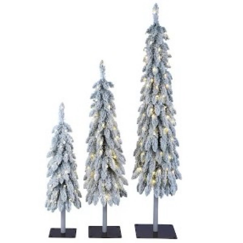 Holiday Living 3-Pc Focked Tree Set 