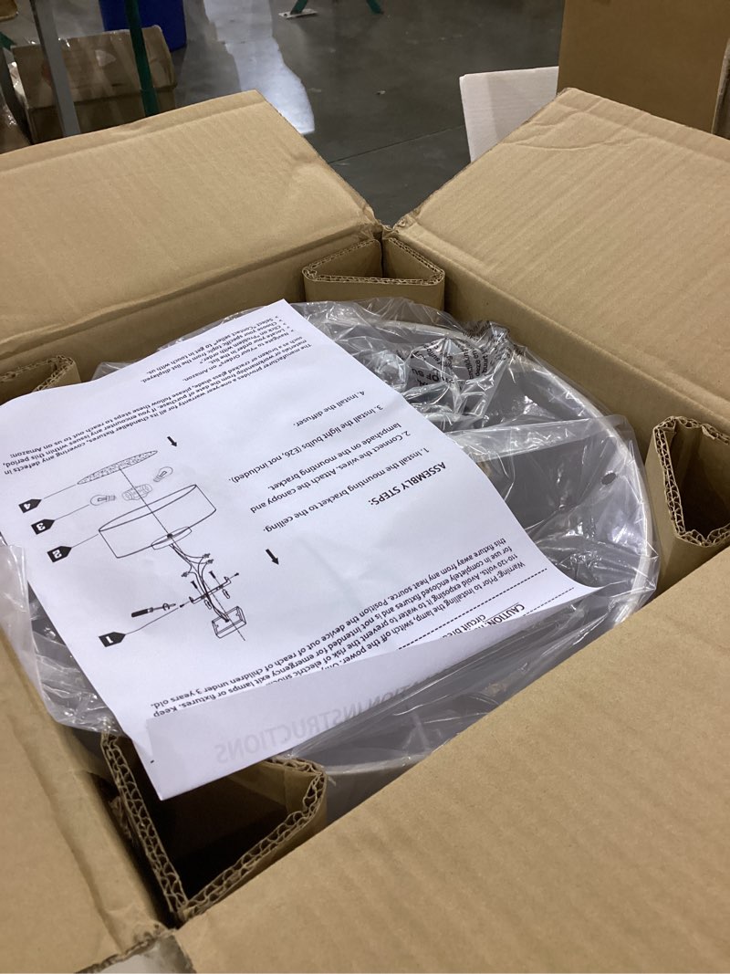 Semi Flush Mount Ceiling Light Fixture,13inch Light Fixtures Ceiling Mount,3-Light Drum Light Fixtur