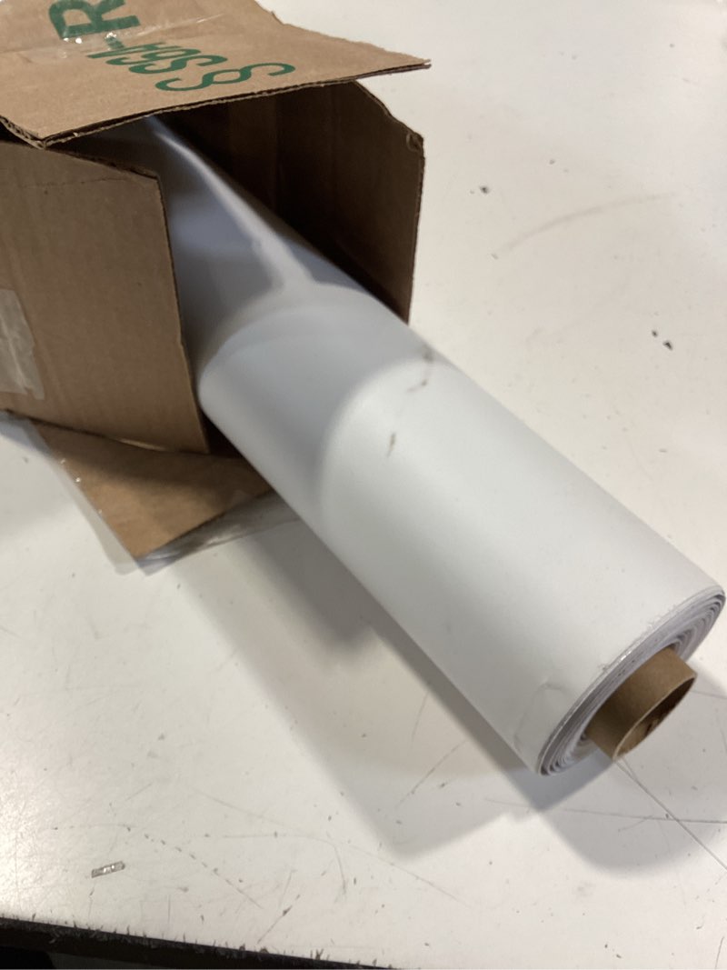 Condition photo showing As Is for funstick 36" x 200" white marble countertop contact paper waterproof marble wallpaper peel and stick countertops for kitchen marble adhesive wall paper for furniture table desk backsplash removable 36" x 200" white grey