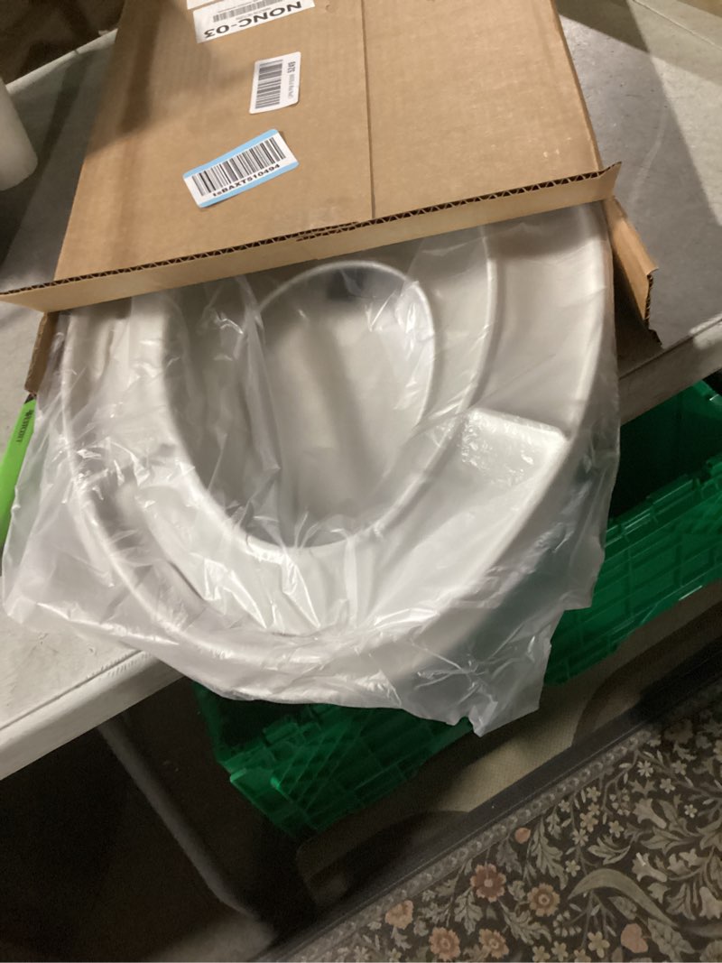 Condition photo showing New/Like New for Little2Big Toilet Seat with Built-In Toddler Potty Training Seat, Slow Close, Easy to Install, Made in USA, ELONGATED, White