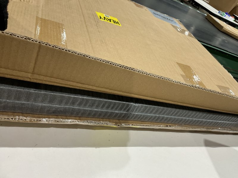 Condition photo showing Good Condition for metal tall planter 38\" l x 10\" w x 26\" h, long rectangular planter box with drainage holes & removable shelf – heavy duty steel planter for tall plants, flowers or shrubs