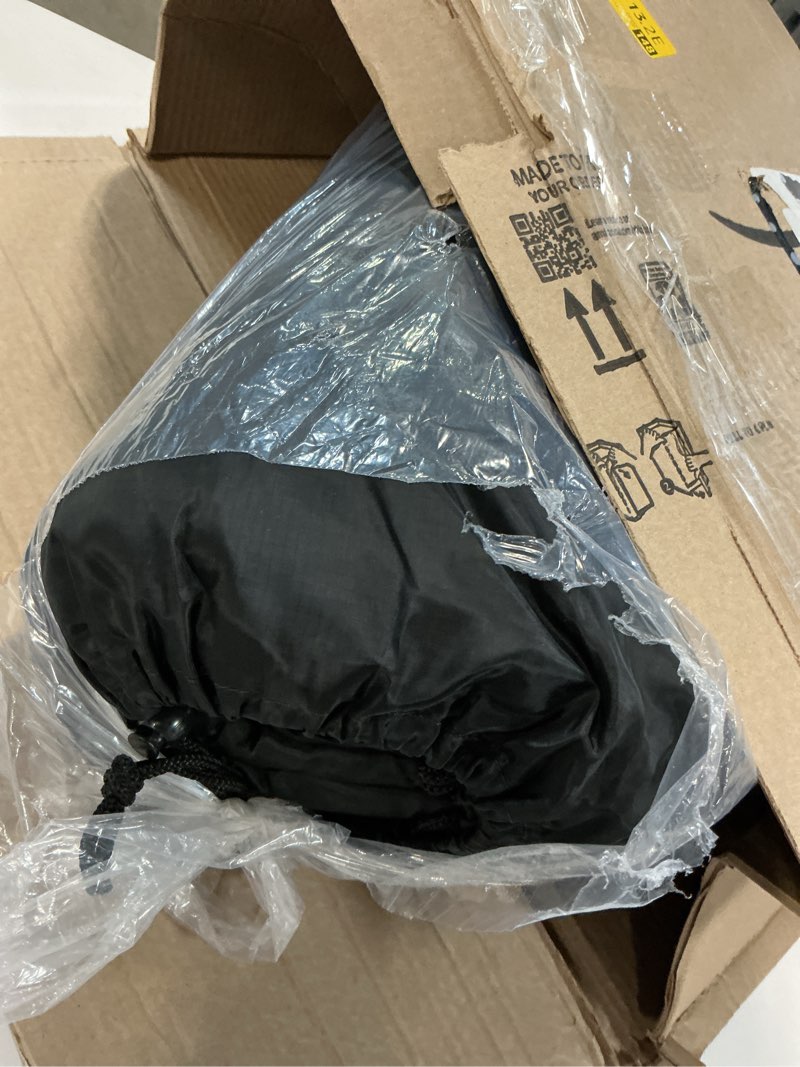 Condition photo showing Good Condition for northroad waterproof camping blanket with sherpa lining, large windproof outdoor blanket for cold weather, light weight and warm for picnic, stadium, dog, concert, 55"x82" (black, 1pcs) sherpa black-300 gsm 82"x 55"