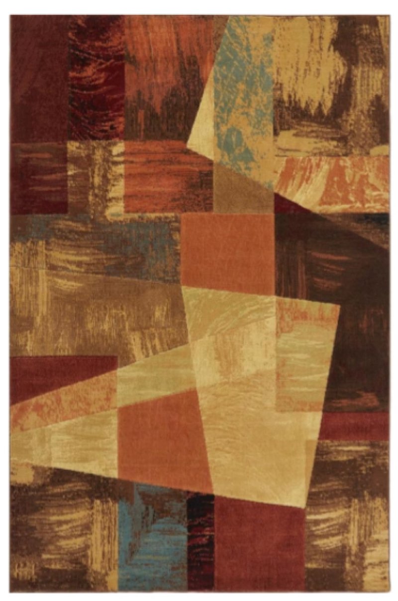 Home Dynamix Catalina Bismark Contemporary Geometric Abstract Area Rug,7'10"x10'2" Rectangle,Brown/Beig