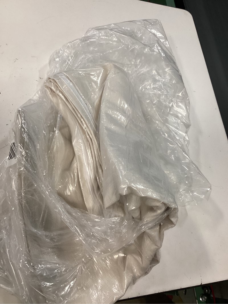 Condition photo showing New/Like New for heavyweight european linen curtain, 48x108, sand 1pc