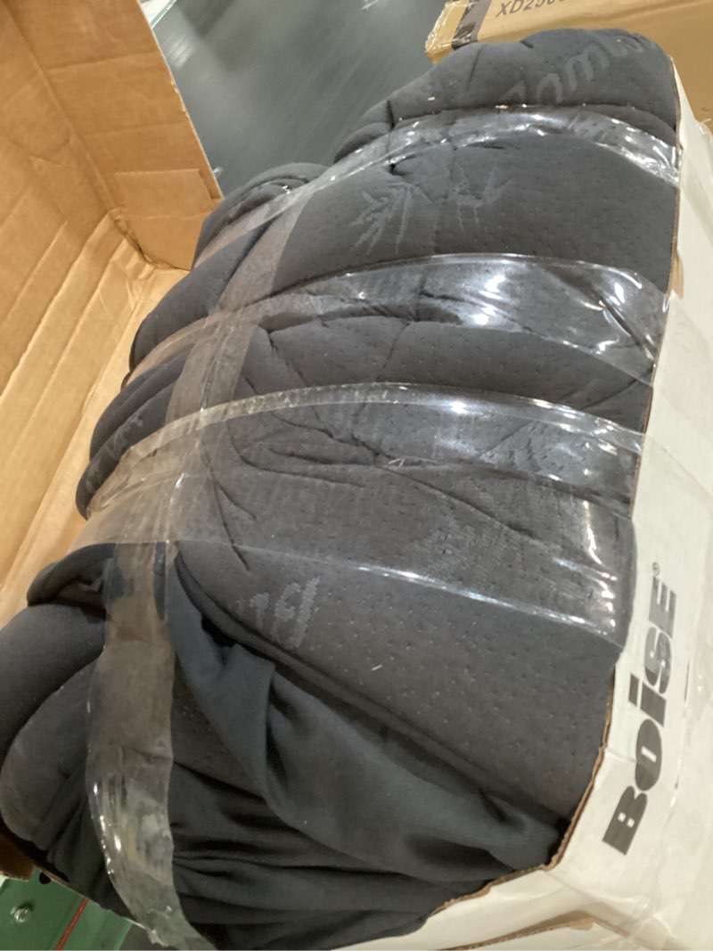 Condition photo showing As Is for Ultra Soft King Size Mattress Topper - Viscose Made from Bamboo Pillow Top Mattress Pad for Back Pain Relief - Naturally Cooling for Hot Sleepers, Dark Gray Dark Gray King