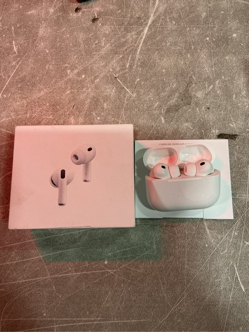 Condition photo showing Good Condition for (used) apple airpods pro 3 wireless earbuds, active noise cancellation, live translation, heart rate sensing, hearing aid feature, bluetooth headphones, spatial audio, high-fidelity sound, usb-c charging