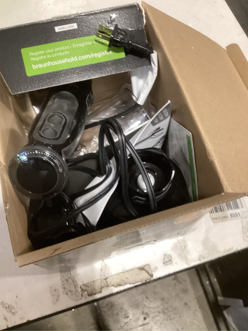 Condition photo showing Good Condition for Braun MQ5025 Hand Blender Multiquick Vario, MQ5025, Black MQ5025BK