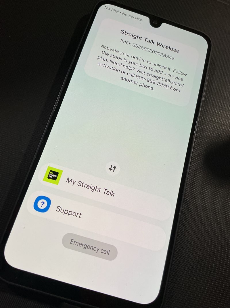 Condition photo showing Good Condition for working verified samsung galaxy a16 5g for straighttalk