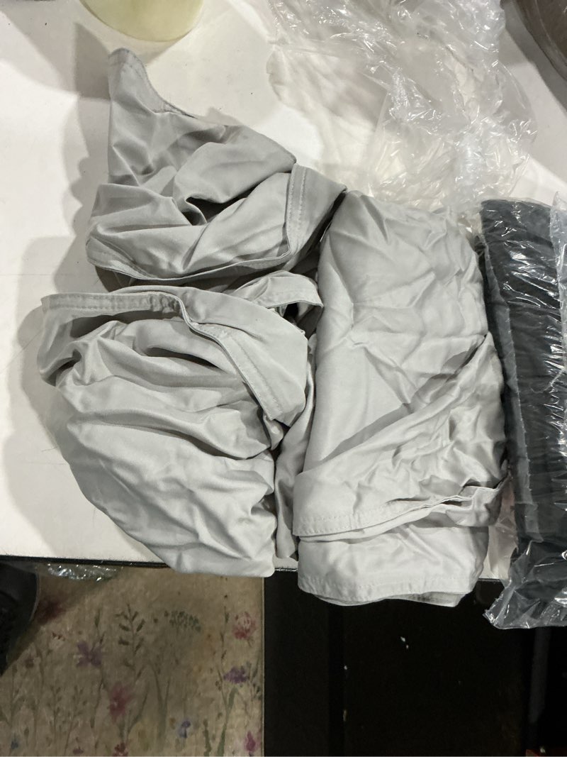 Condition photo showing As Is for bamboo pillowcase set king grey